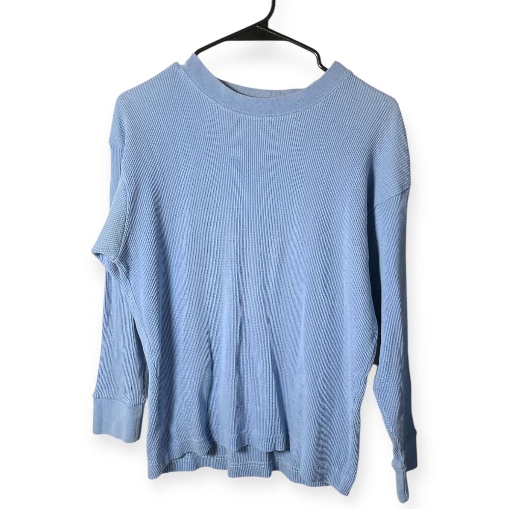ANABIL USA Light Blue 100% Cotton Thermal Top – Size M